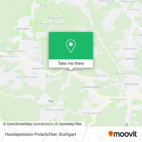 Hundepension-Polarlichter map