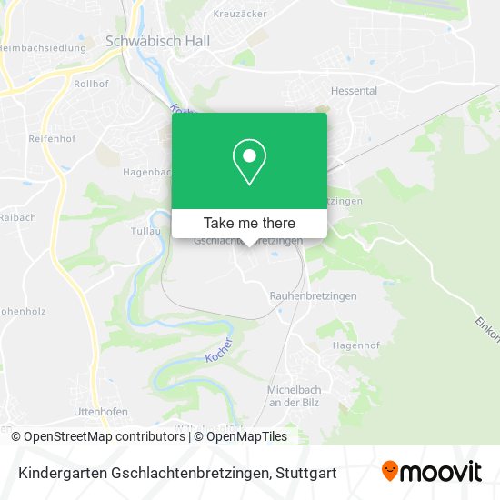 Kindergarten Gschlachtenbretzingen map