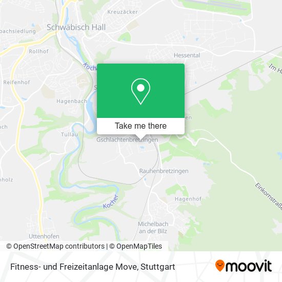 Fitness- und Freizeitanlage Move map