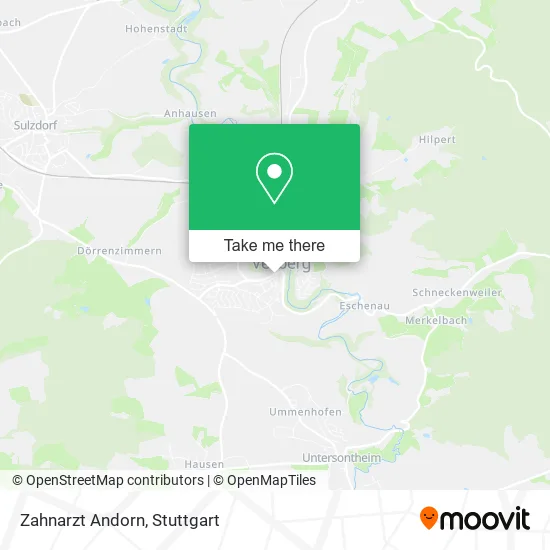 Карта Zahnarzt Andorn