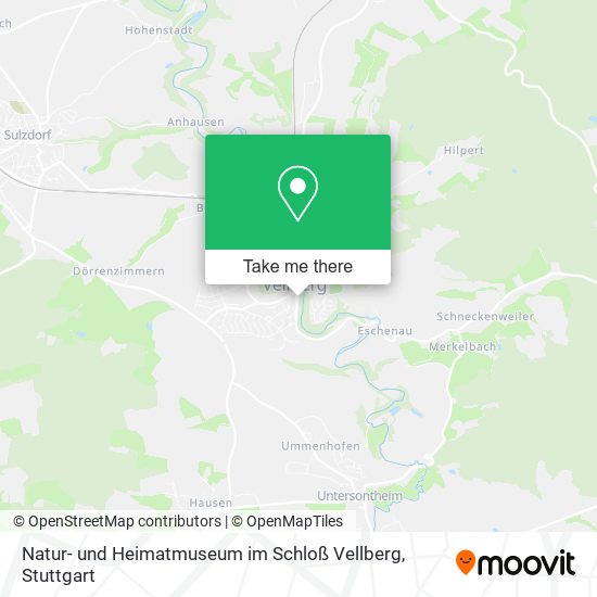 Карта Natur- und Heimatmuseum im Schloß Vellberg