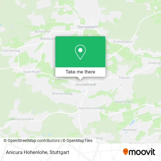 Карта Anicura Hohenlohe