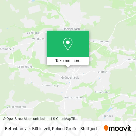 Карта Betreibsrevier Bühlerzell, Roland Großer