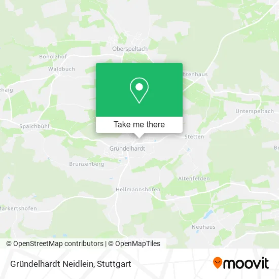 Карта Gründelhardt Neidlein