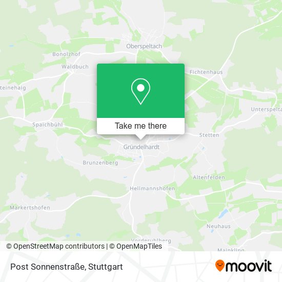 Post Sonnenstraße map