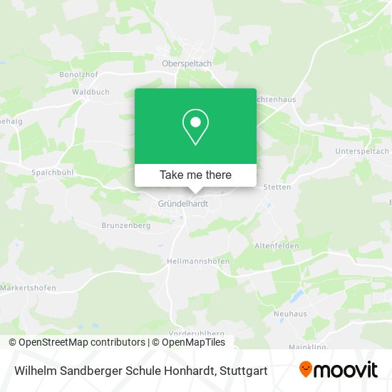 Wilhelm Sandberger Schule Honhardt map