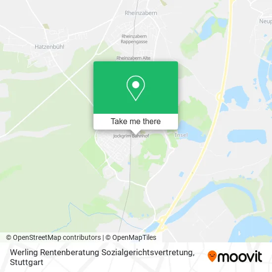 Карта Werling Rentenberatung Sozialgerichtsvertretung