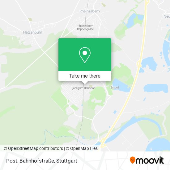 Post, Bahnhofstraße map