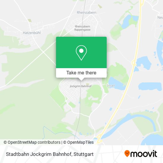 Карта Stadtbahn Jockgrim Bahnhof