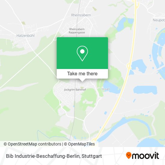 Bib Industrie-Beschaffung-Berlin map
