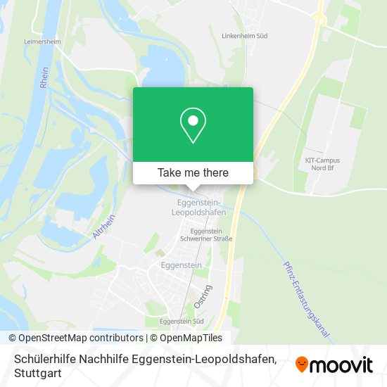 Карта Schülerhilfe Nachhilfe Eggenstein-Leopoldshafen