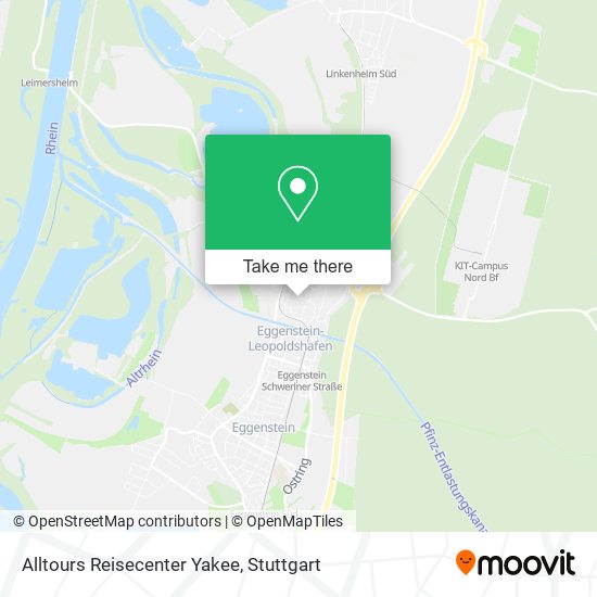 Alltours Reisecenter Yakee map