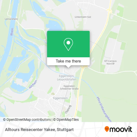 Карта Alltours Reisecenter Yakee