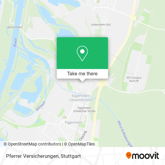 Карта Pferrer Versicherungen