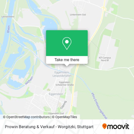 Prowin Beratung & Verkauf - Worgitzki map