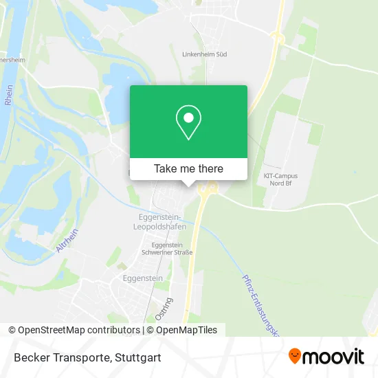 Карта Becker Transporte