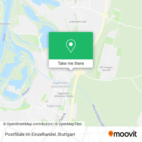 Карта Postfiliale im Einzelhandel