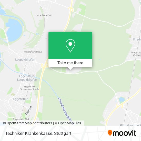 Techniker Krankenkasse map