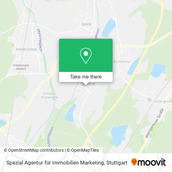Карта Spezial Agentur für Immobilien Marketing