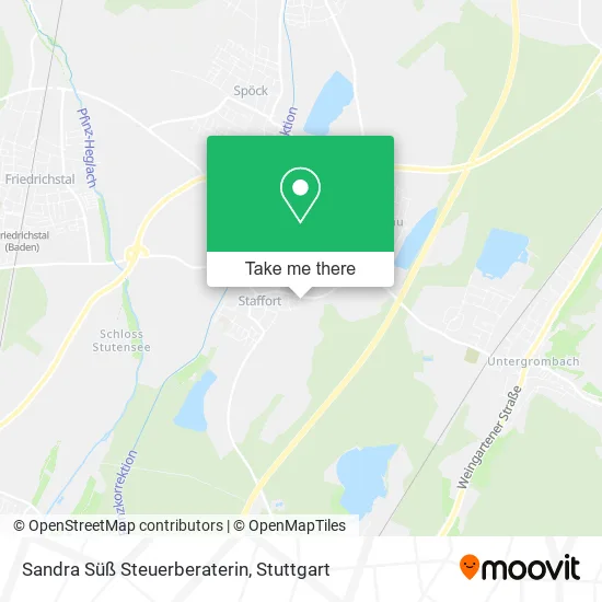Карта Sandra Süß Steuerberaterin