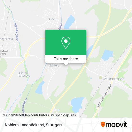 Köhlers Landbäckerei map