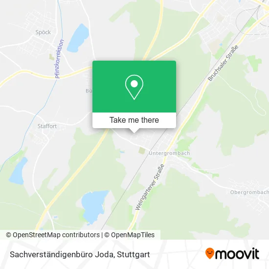 Карта Sachverständigenbüro Joda