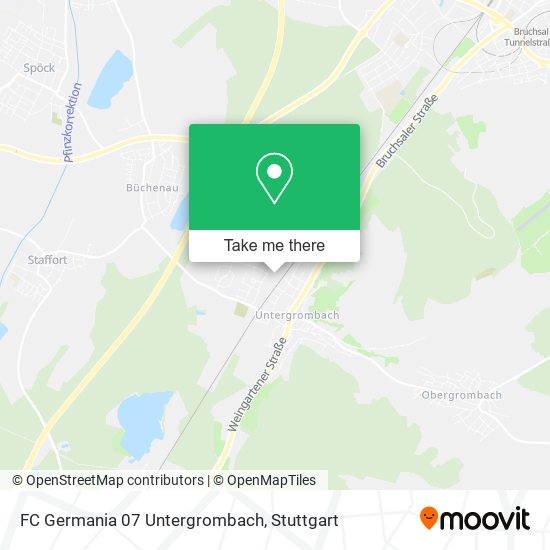 FC Germania 07 Untergrombach map