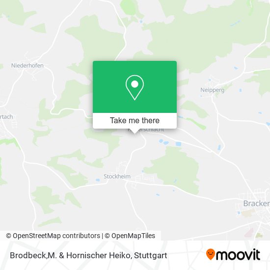 Brodbeck,M. & Hornischer Heiko map