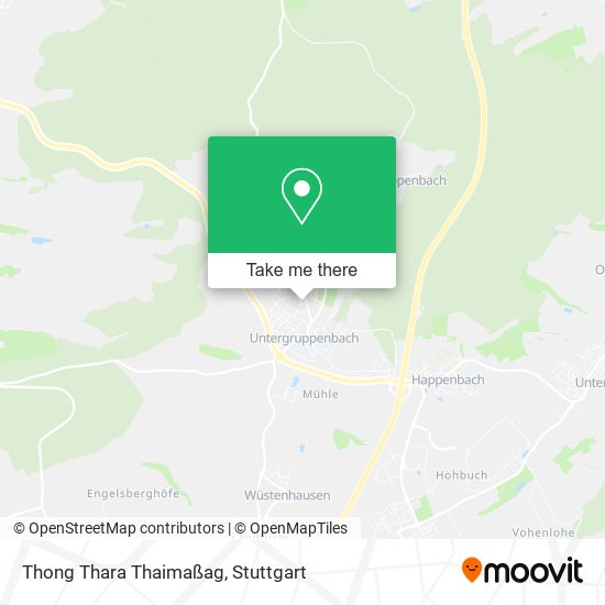Thong Thara Thaimaßag map