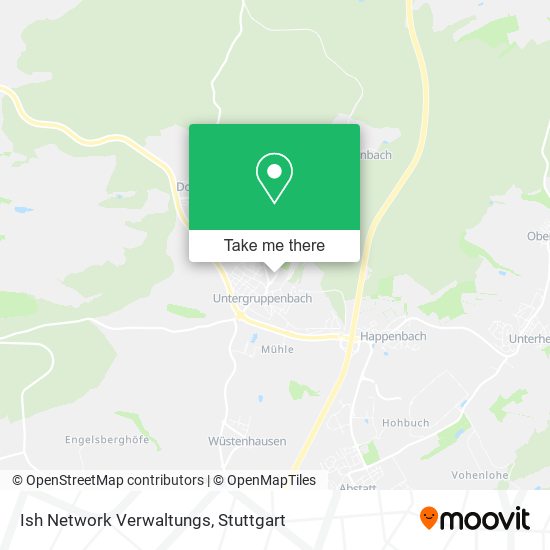 Ish Network Verwaltungs map