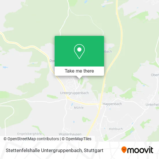 Карта Stettenfelshalle Untergruppenbach