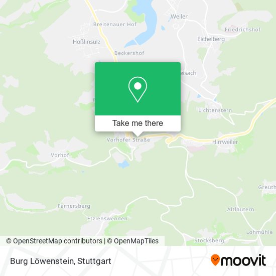 Burg Löwenstein map