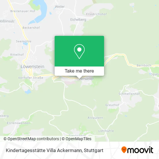 Карта Kindertagesstätte Villa Ackermann