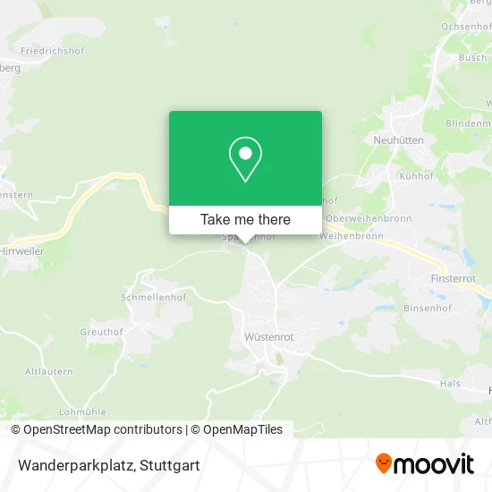 Карта Wanderparkplatz