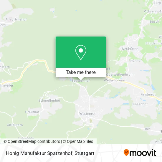 Карта Honig Manufaktur Spatzenhof