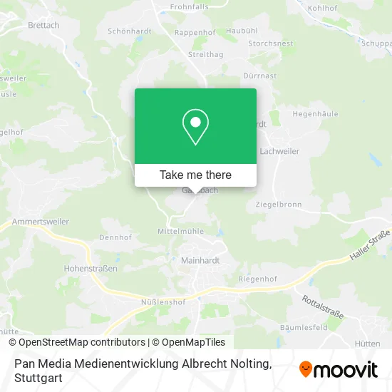 Карта Pan Media Medienentwicklung Albrecht Nolting