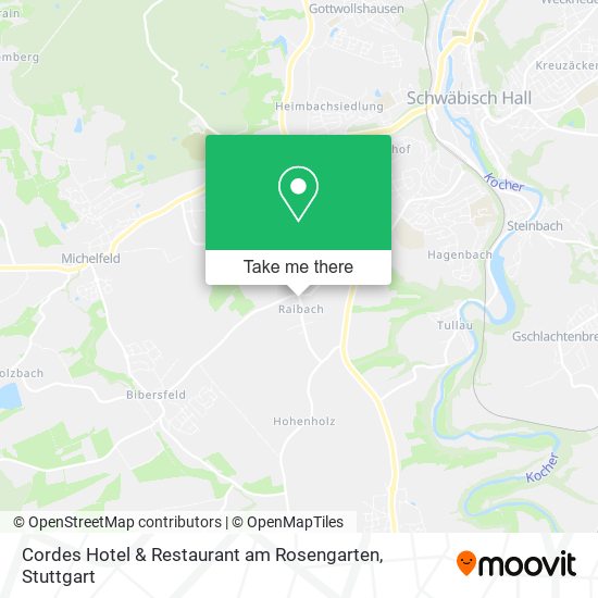 Cordes Hotel & Restaurant am Rosengarten map
