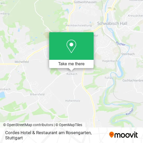 Карта Cordes Hotel & Restaurant am Rosengarten