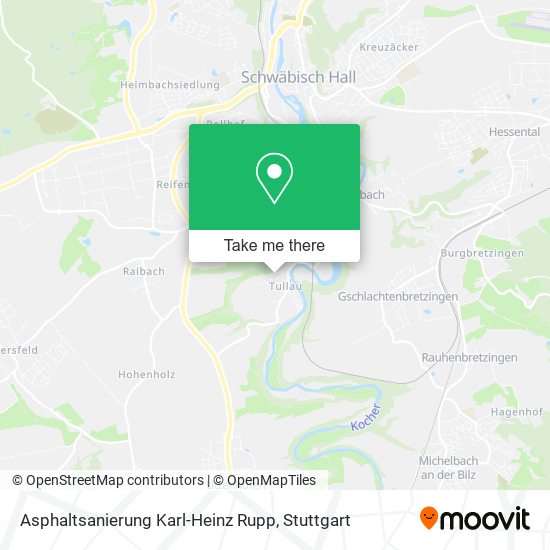 Asphaltsanierung Karl-Heinz Rupp map