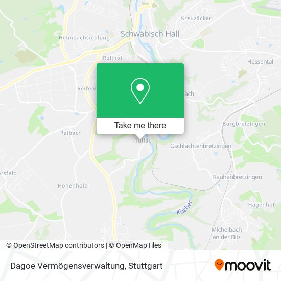 Dagoe Vermögensverwaltung map