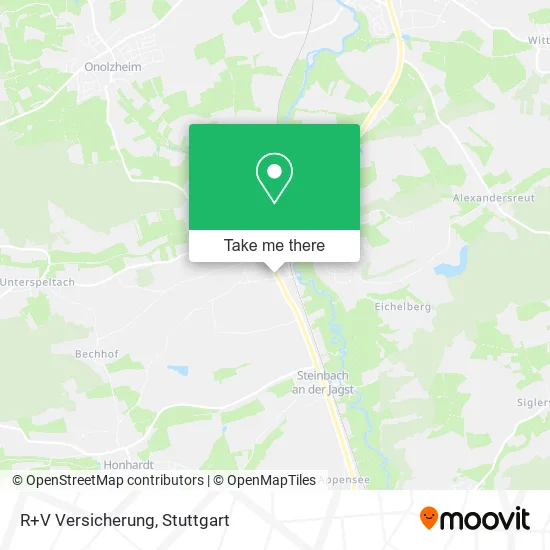 R+V Versicherung map