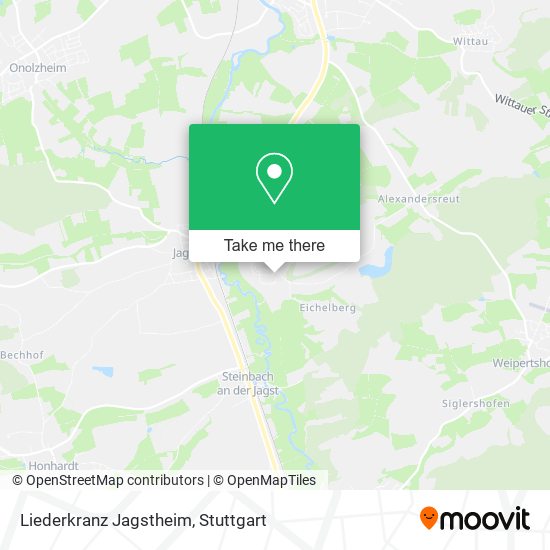 Карта Liederkranz Jagstheim