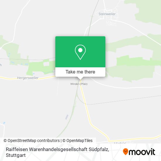 Raiffeisen Warenhandelsgesellschaft Südpfalz map