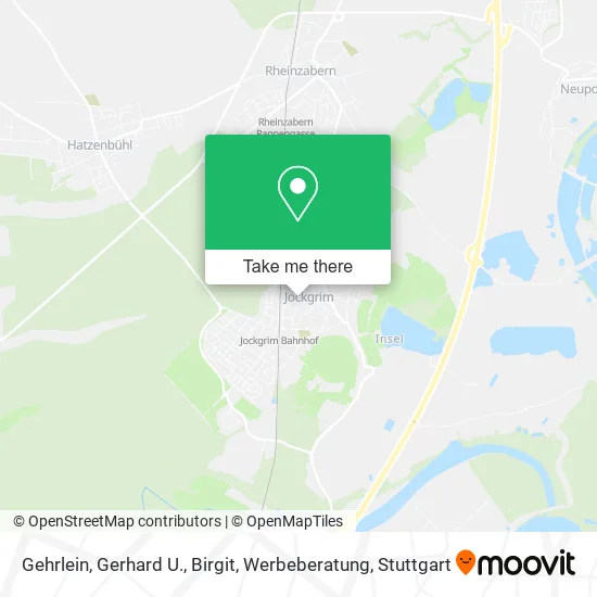 Карта Gehrlein, Gerhard U., Birgit, Werbeberatung