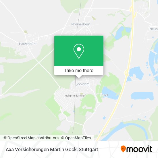 Axa Versicherungen Martin Göck map