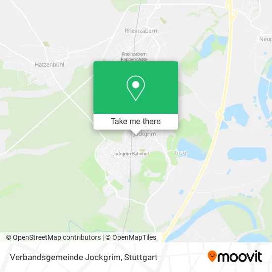 Карта Verbandsgemeinde Jockgrim