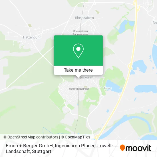 Карта Emch + Berger GmbH, Ingenieureu.Planer,Umwelt- U. Landschaft