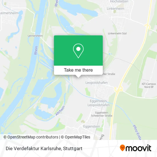 Карта Die Verdefaktur Karlsruhe
