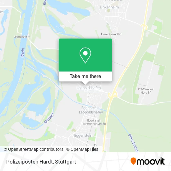 Карта Polizeiposten Hardt