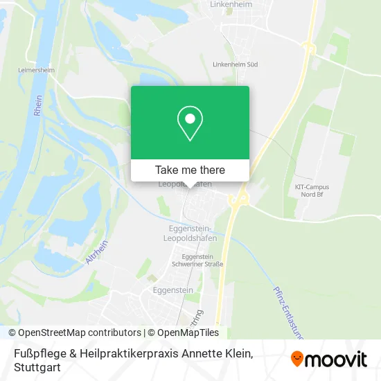 Карта Fußpflege & Heilpraktikerpraxis Annette Klein